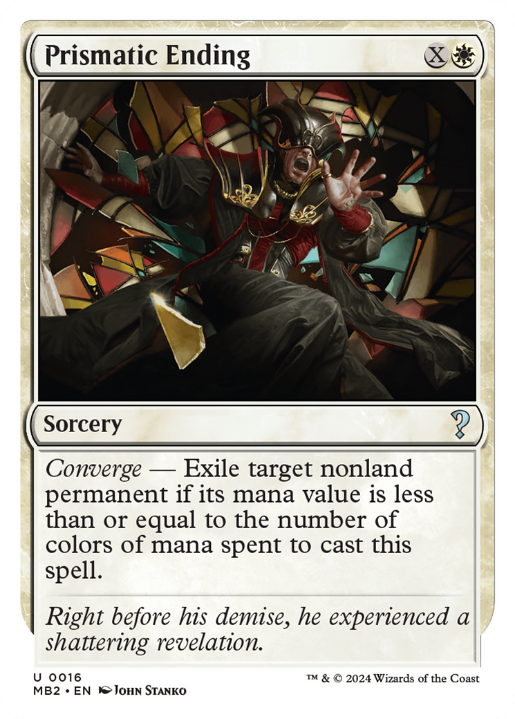 Prismatic Ending (White Border) [Mystery Booster 2] | Local Legends