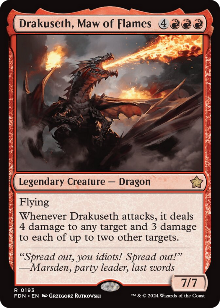 Drakuseth, Maw of Flames [Foundations] | Local Legends