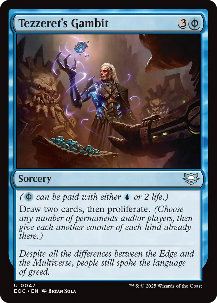 Tezzeret's Gambit [Edge of Eternities Commander] | Local Legends