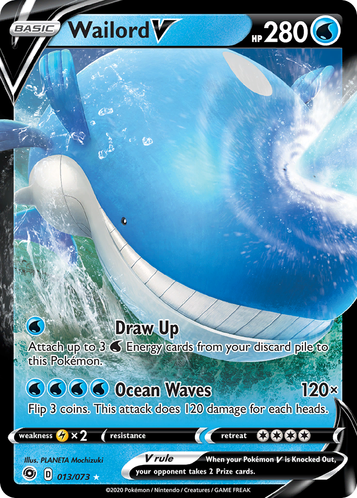 Wailord V (013/073) [Sword & Shield: Champion's Path] | Golgari Games