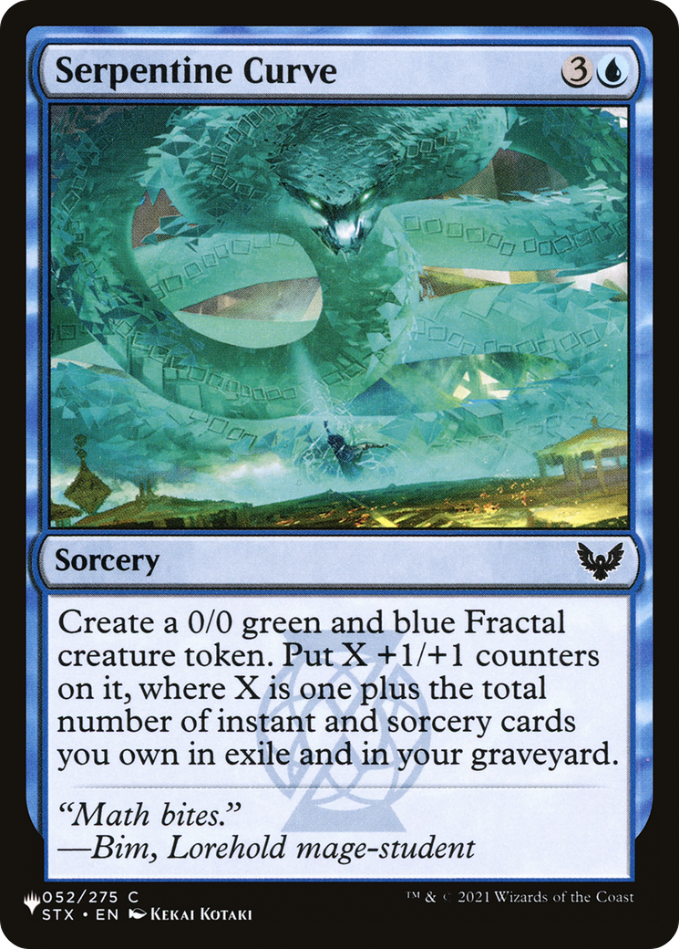 Serpentine Curve [The List] | Local Legends