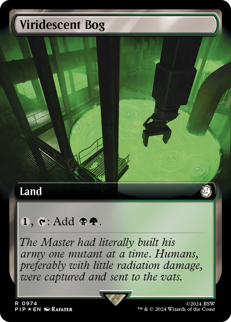 Viridescent Bog (Extended Art) (Surge Foil) [Fallout] | Local Legends
