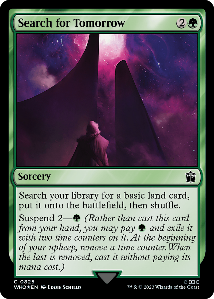 Search for Tomorrow (Surge Foil) [Doctor Who] | Local Legends
