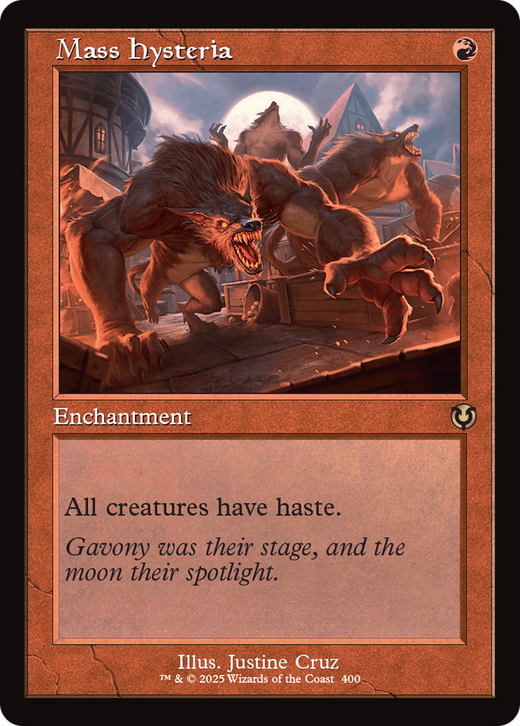 Mass Hysteria (Retro Frame) [Innistrad Remastered] | Local Legends