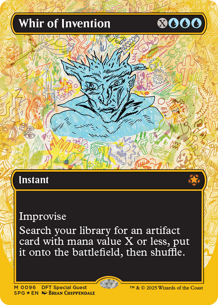 Whir of Invention (Borderless) (First-Place Foil) [Aetherdrift Special Guests] | Local Legends