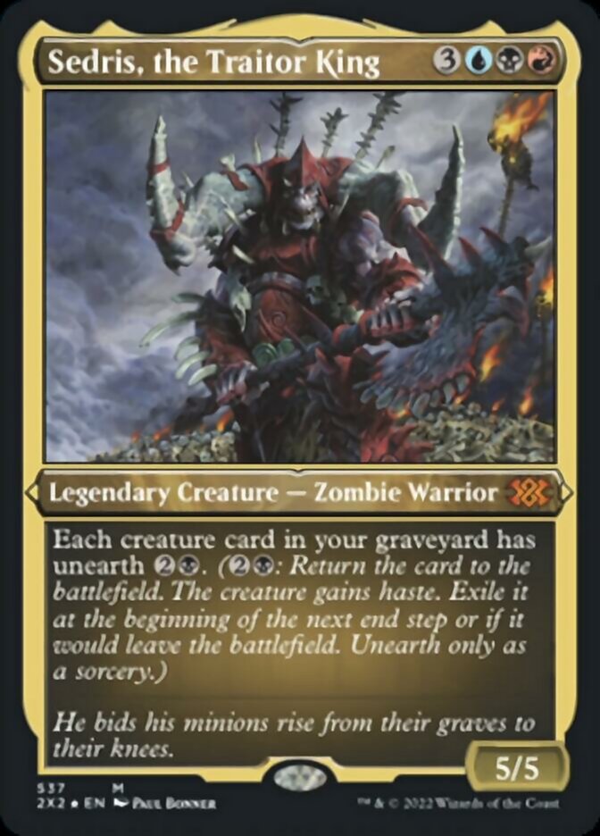 Sedris, the Traitor King (Foil Etched) [Double Masters 2022] | Local Legends