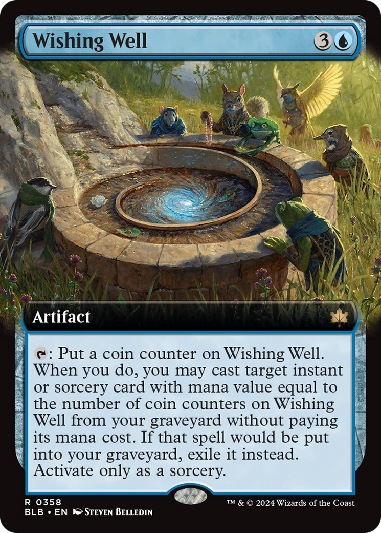 Wishing Well (Extended Art) [Bloomburrow] | Golgari Games