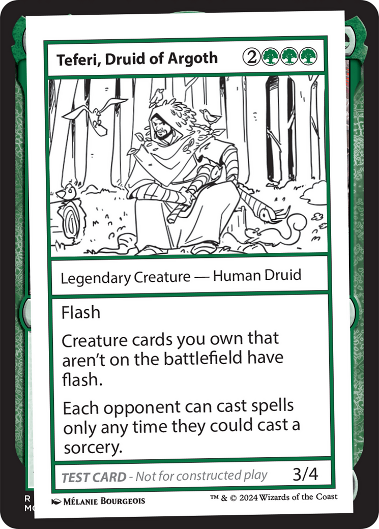 Teferi, Druid of Argoth [Mystery Booster 2 Playtest Cards] | Local Legends