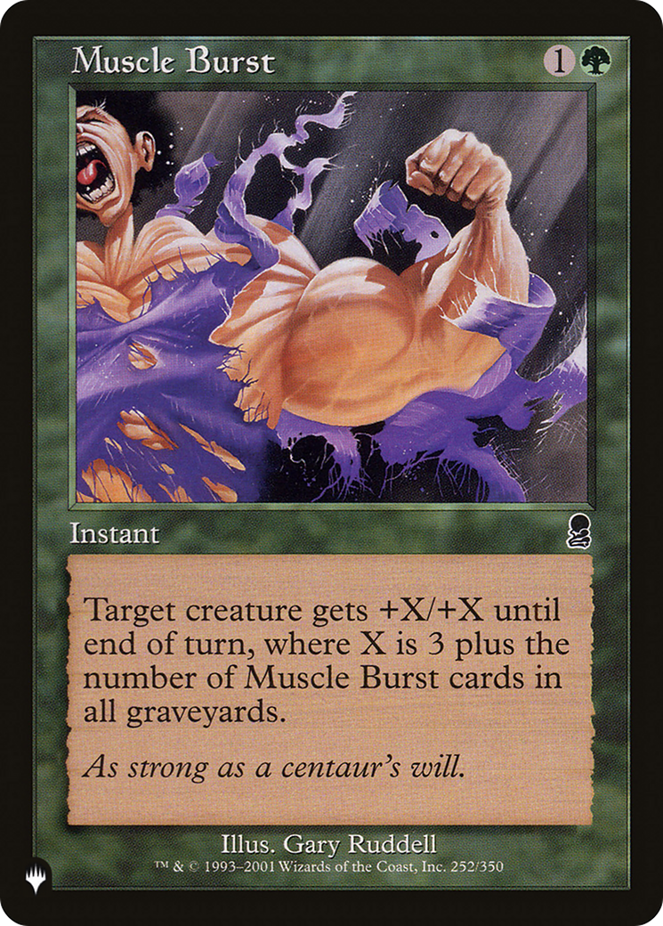 Muscle Burst [The List] | Local Legends