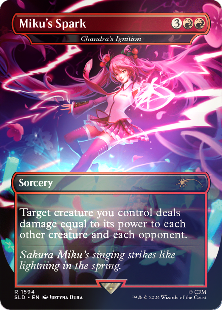Miku's Spark - Chandra's Ignition (Rainbow Foil) [Secret Lair Drop Series] | Local Legends