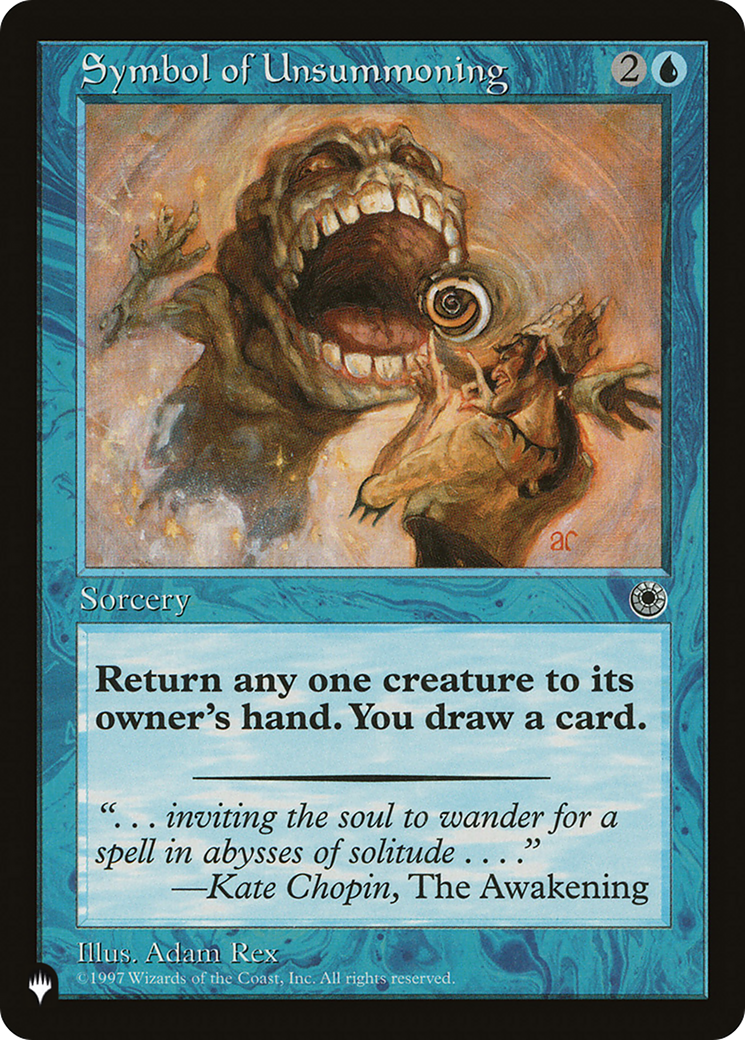 Symbol of Unsummoning [The List] | Local Legends