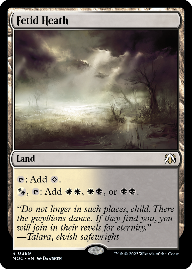 Fetid Heath [March of the Machine Commander] | Local Legends
