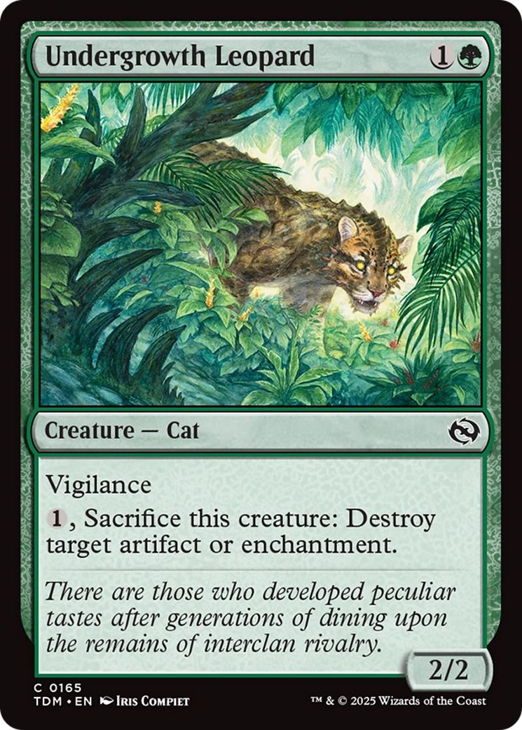 Undergrowth Leopard [Tarkir: Dragonstorm] | Local Legends