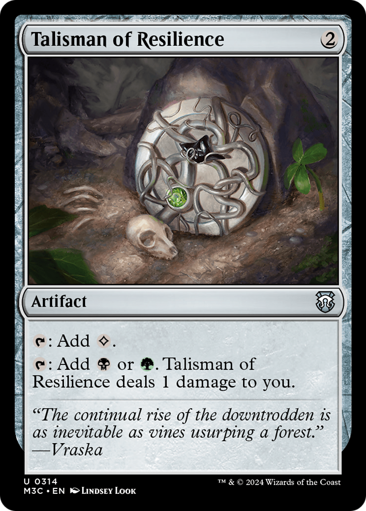 Talisman of Resilience (Ripple Foil) [Modern Horizons 3 Commander] | Local Legends