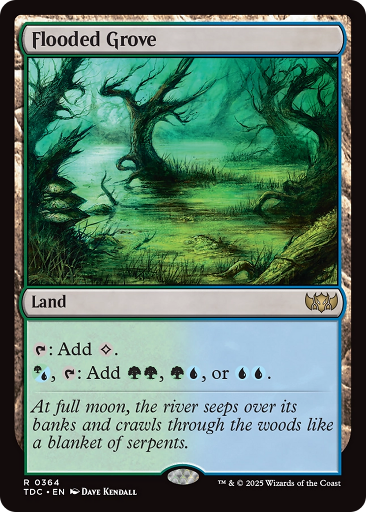 Flooded Grove [Tarkir: Dragonstorm Commander] | Local Legends
