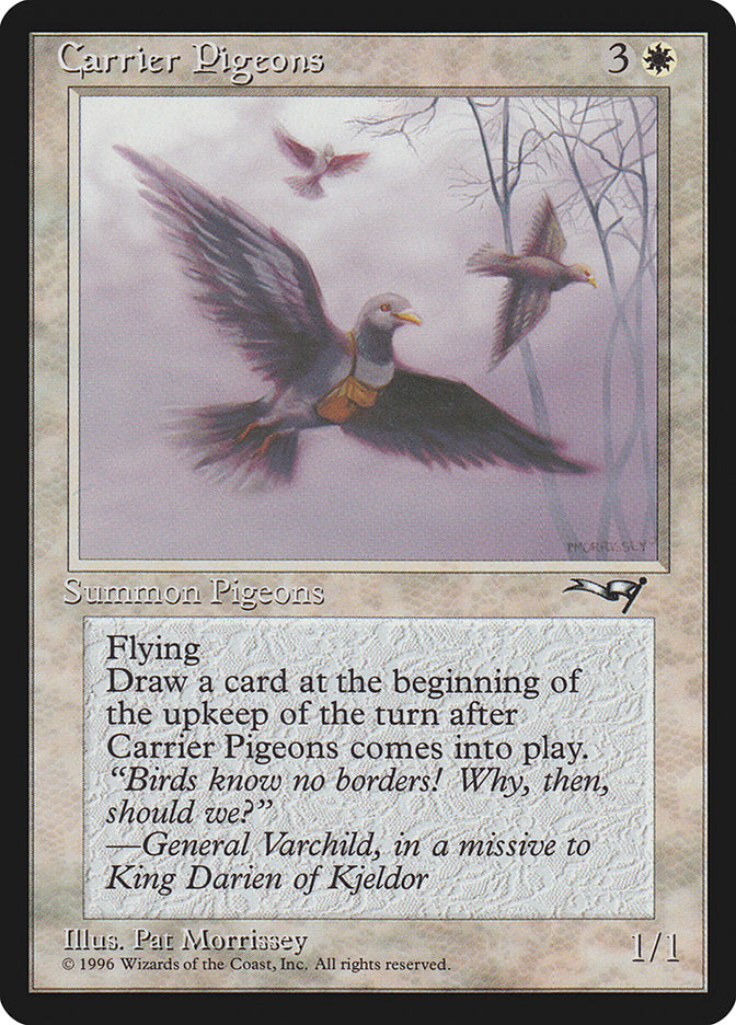 Carrier Pigeons (Flying Art) [Alliances] | Local Legends