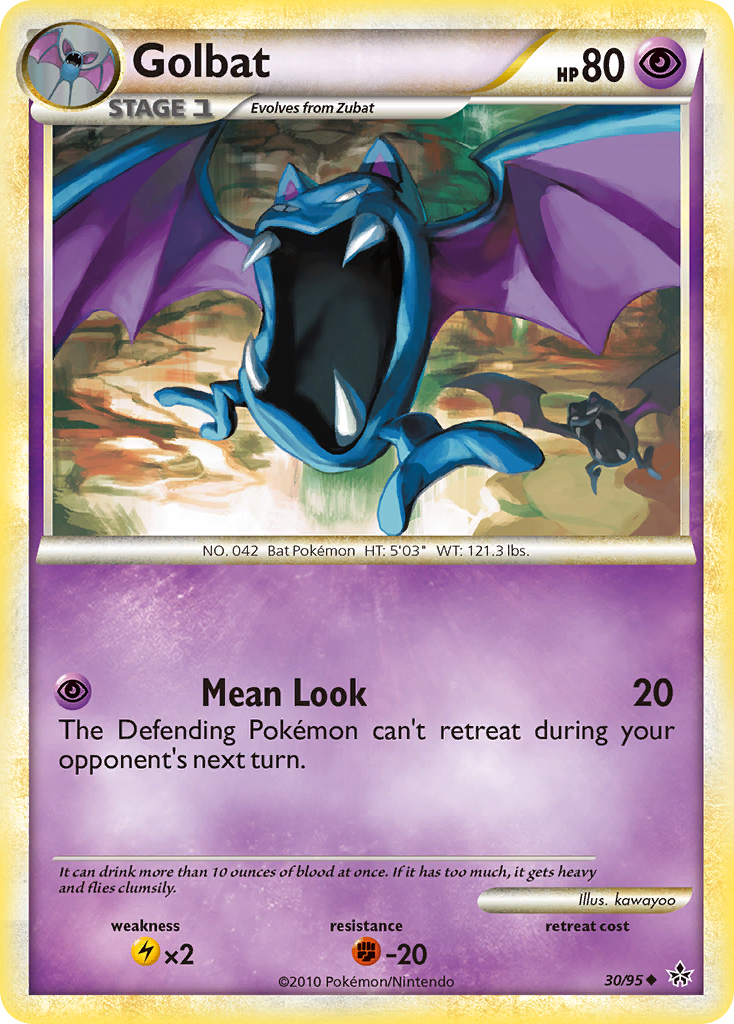 Golbat (30/95) [HeartGold & SoulSilver: Unleashed] | Golgari Games