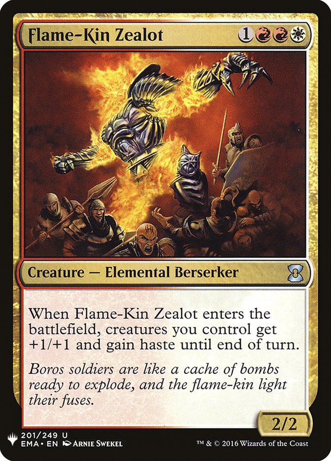 Flame-Kin Zealot [Mystery Booster] | Golgari Games