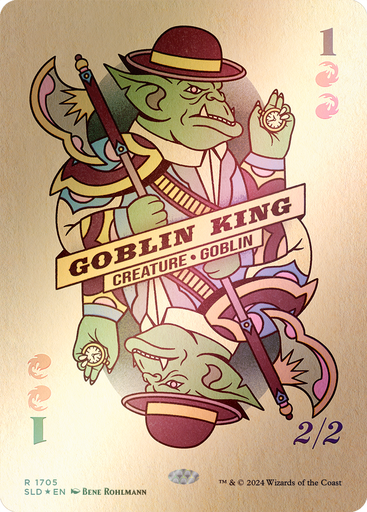 Goblin King (1705) (Rainbow Foil) [Secret Lair Drop Series] | Local Legends