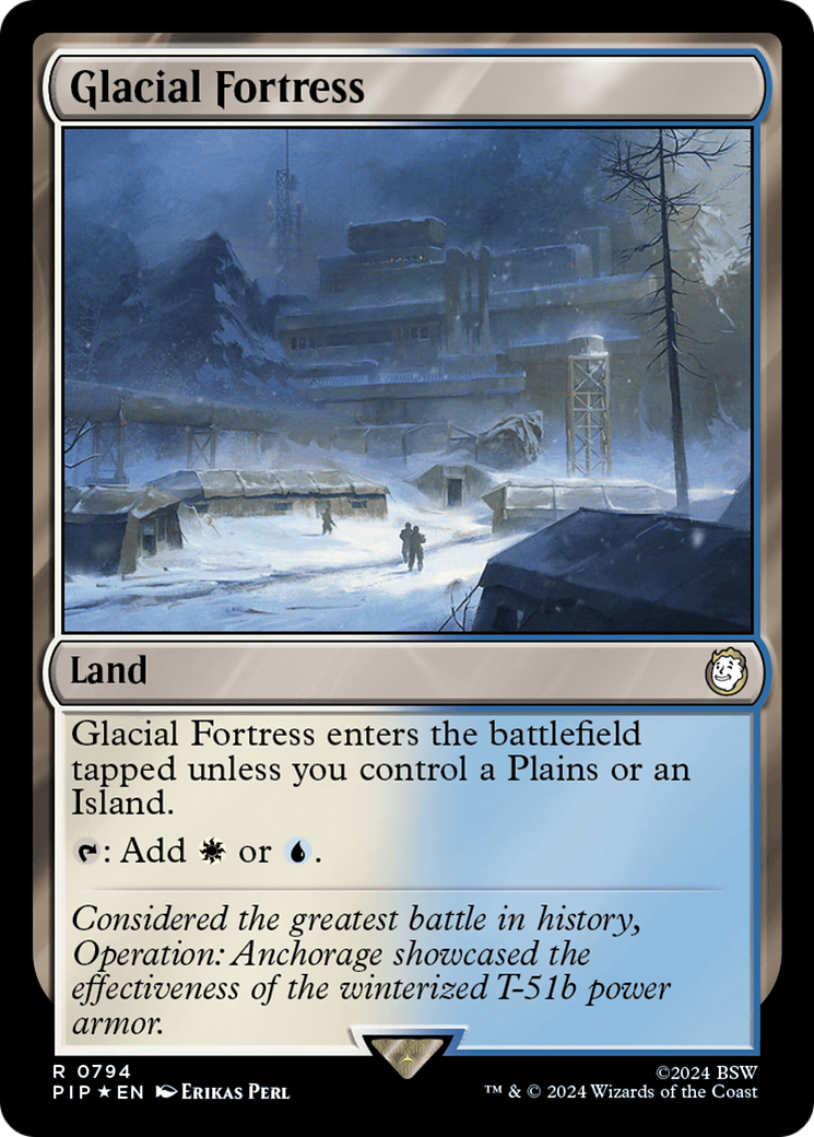 Glacial Fortress (Surge Foil) [Fallout] | Local Legends