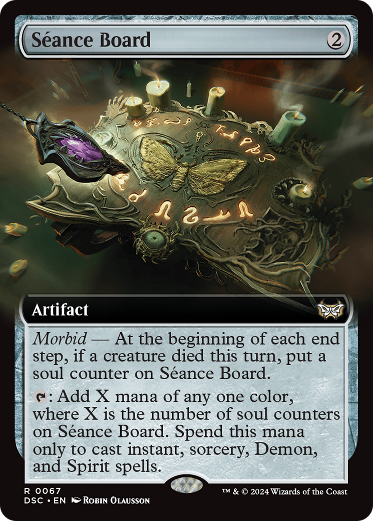 Seance Board (Extended Art) [Duskmourn: House of Horror Commander] | Local Legends