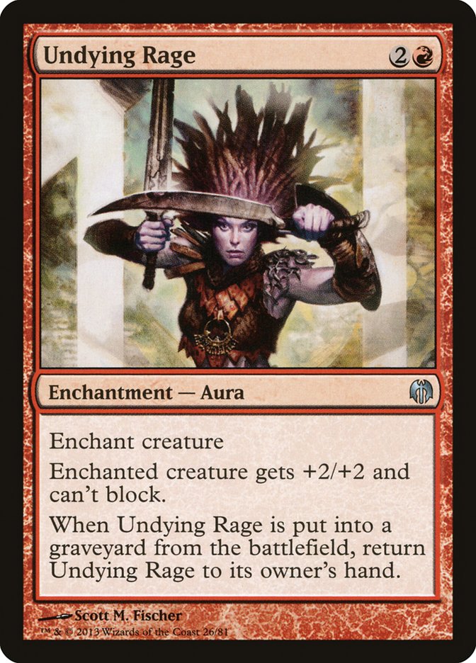 Undying Rage [Duel Decks: Heroes vs. Monsters] | Local Legends