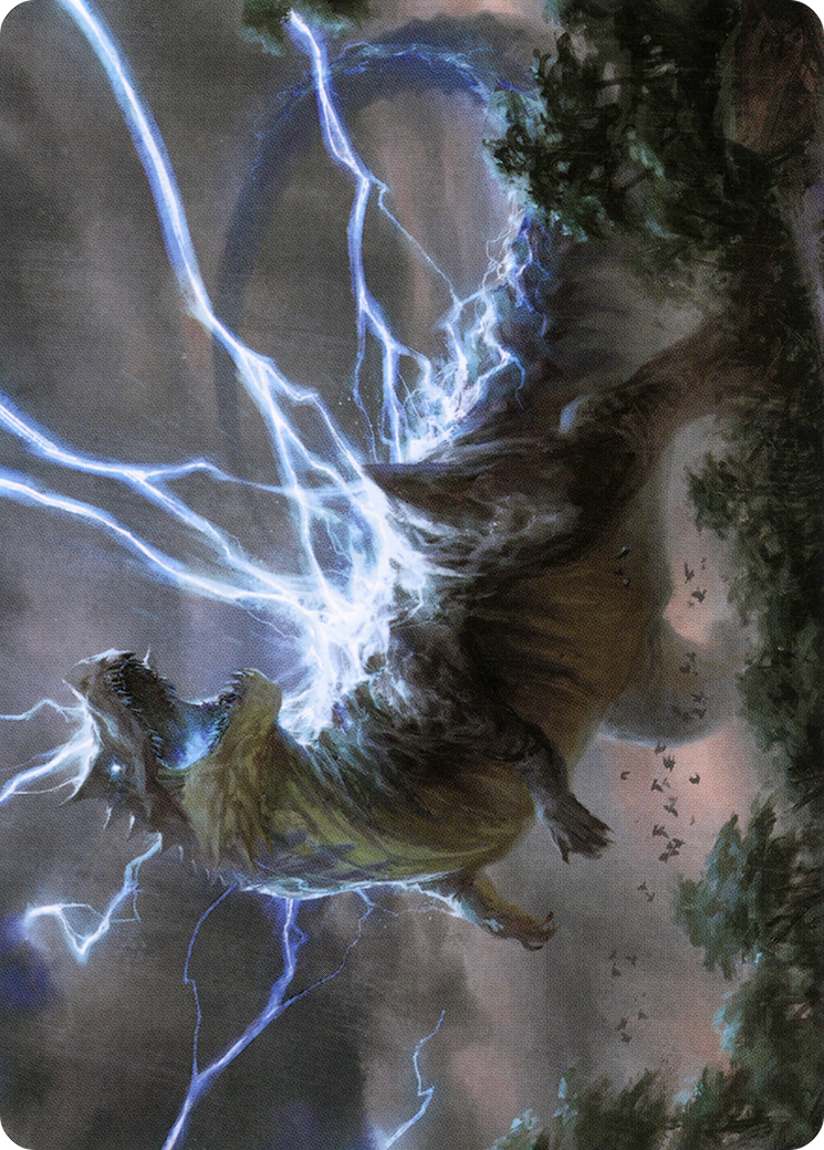 Thrasta, Tempest's Roar Art Card (41) [Modern Horizons 2 Art Series] | Local Legends