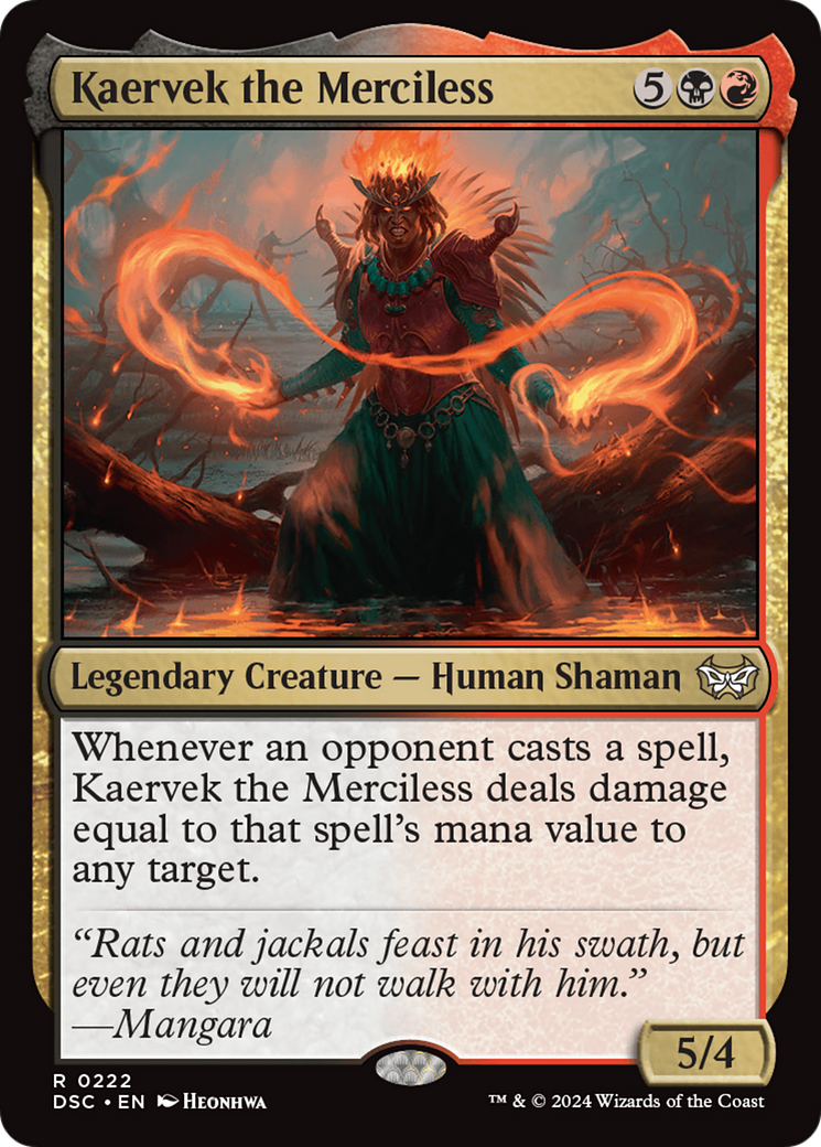 Kaervek the Merciless [Duskmourn: House of Horror Commander] | Local Legends
