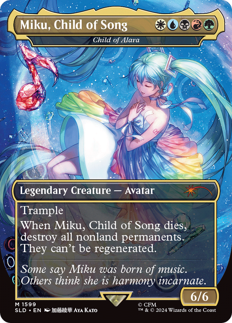 Miku, Child of Song - Child of Alara [Secret Lair Drop Series] | Local Legends
