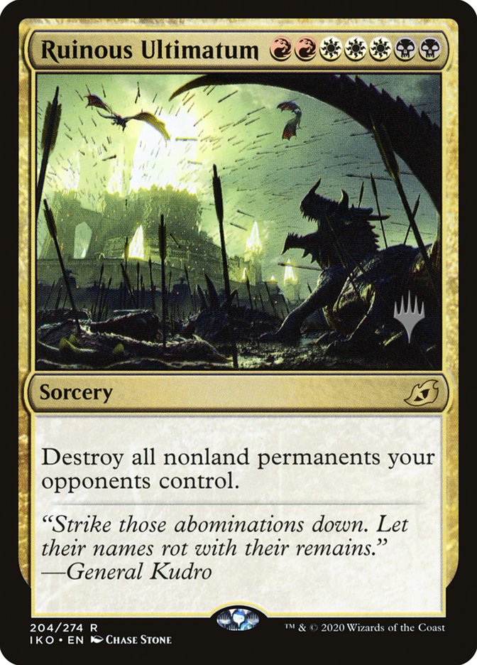 Ruinous Ultimatum (Promo Pack) [Ikoria: Lair of Behemoths Promos] | Local Legends