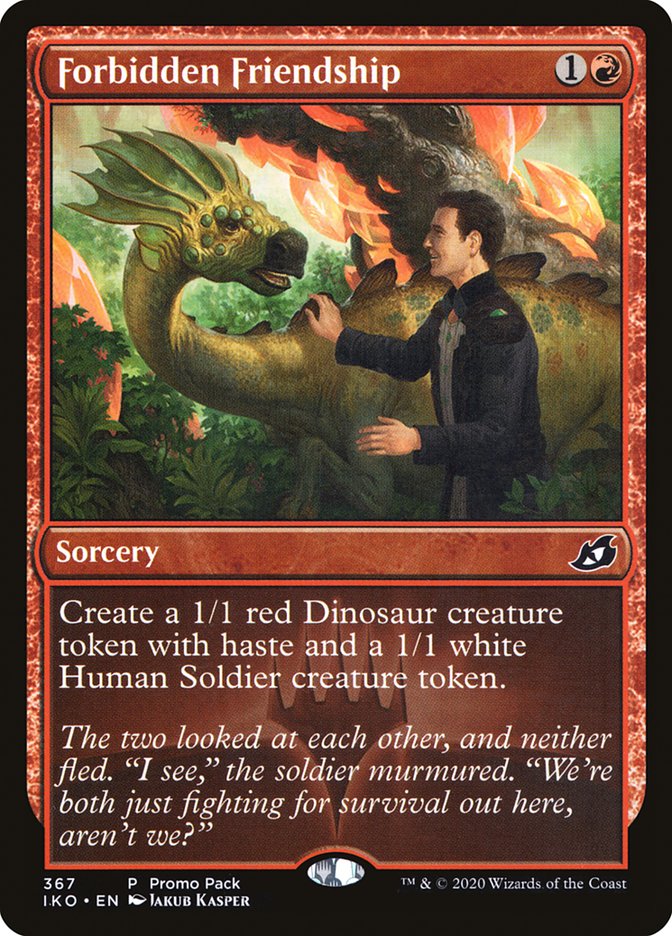 Forbidden Friendship (Promo Pack) [Ikoria: Lair of Behemoths Promos] | Local Legends