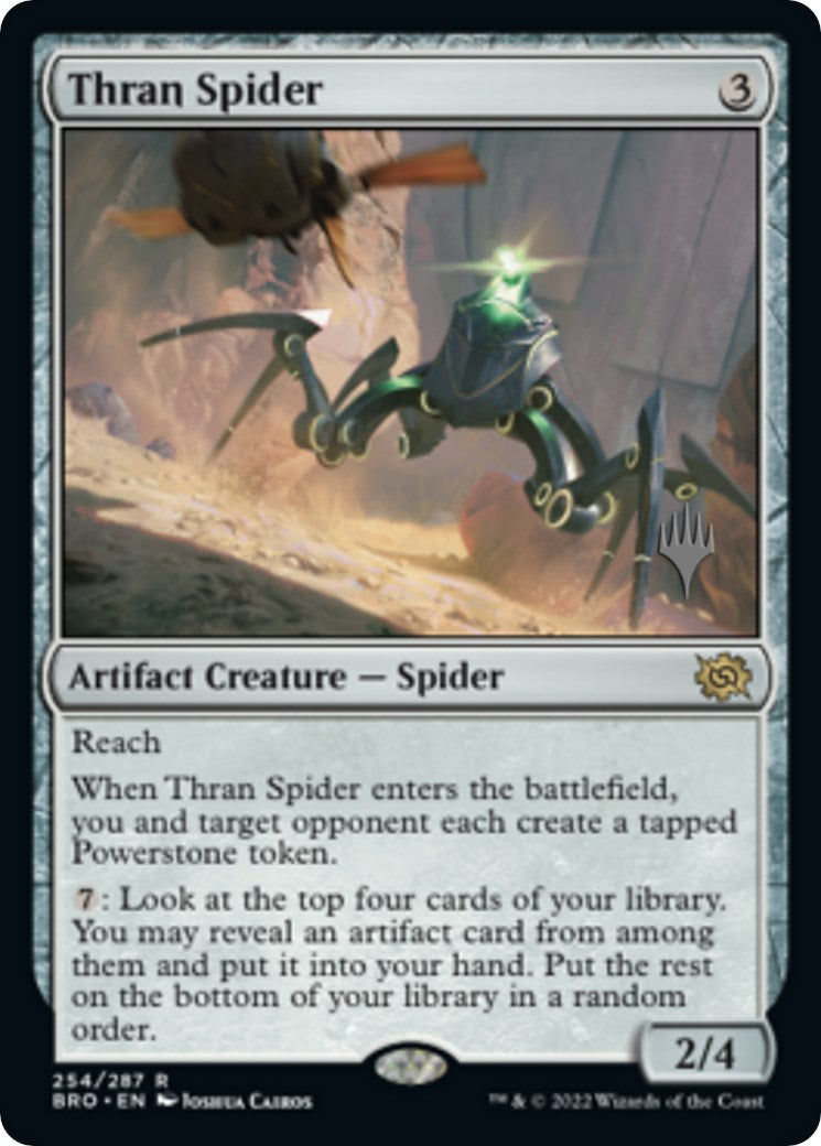 Thran Spider (Promo Pack) [The Brothers' War Promos] | Golgari Games