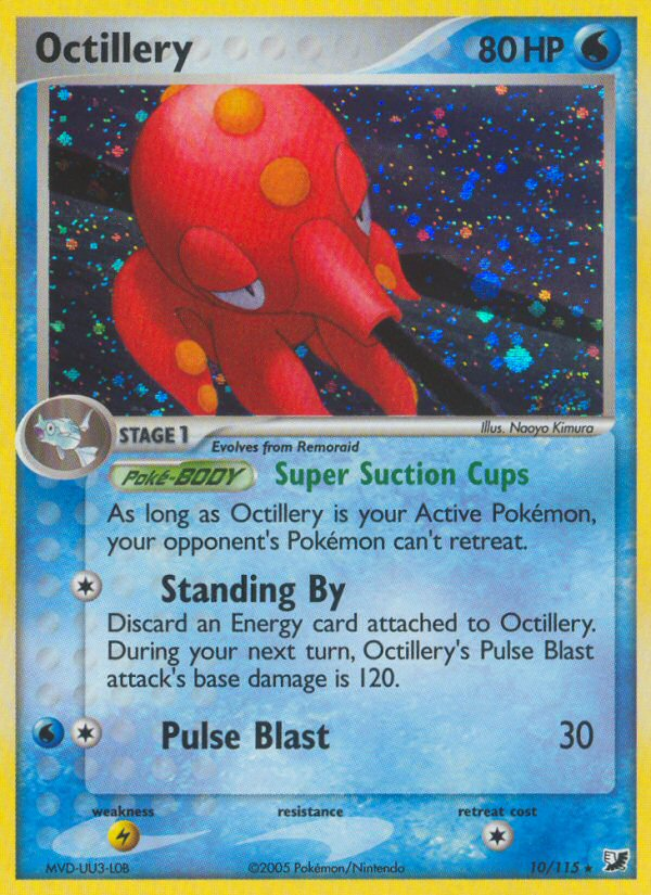 Octillery (10/115) [EX: Unseen Forces] | Local Legends
