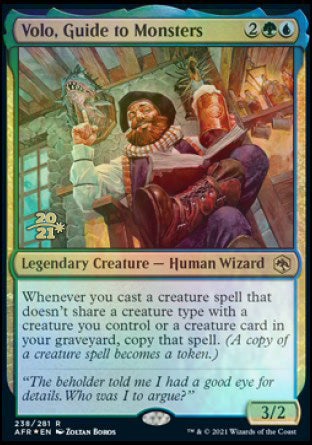 Volo, Guide to Monsters [Dungeons & Dragons: Adventures in the Forgotten Realms Prerelease Promos] | Local Legends