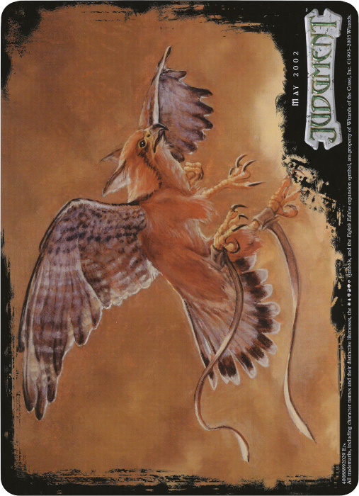 Suntail Hawk (Oversized) [Eighth Edition Box Topper] | Golgari Games