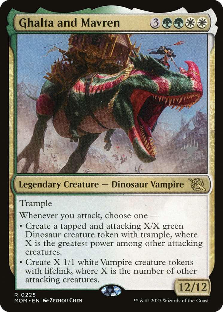 Ghalta and Mavren (Promo Pack) [March of the Machine Promos] | Golgari Games