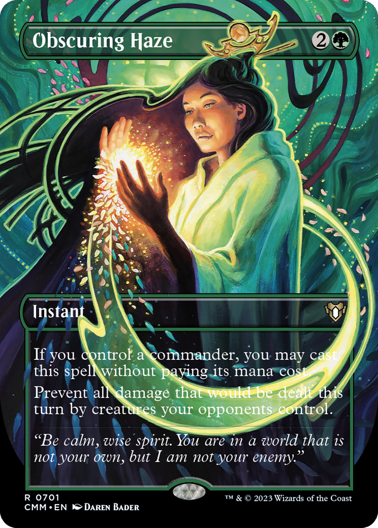 Obscuring Haze (Borderless Alternate Art) [Commander Masters] | Local Legends
