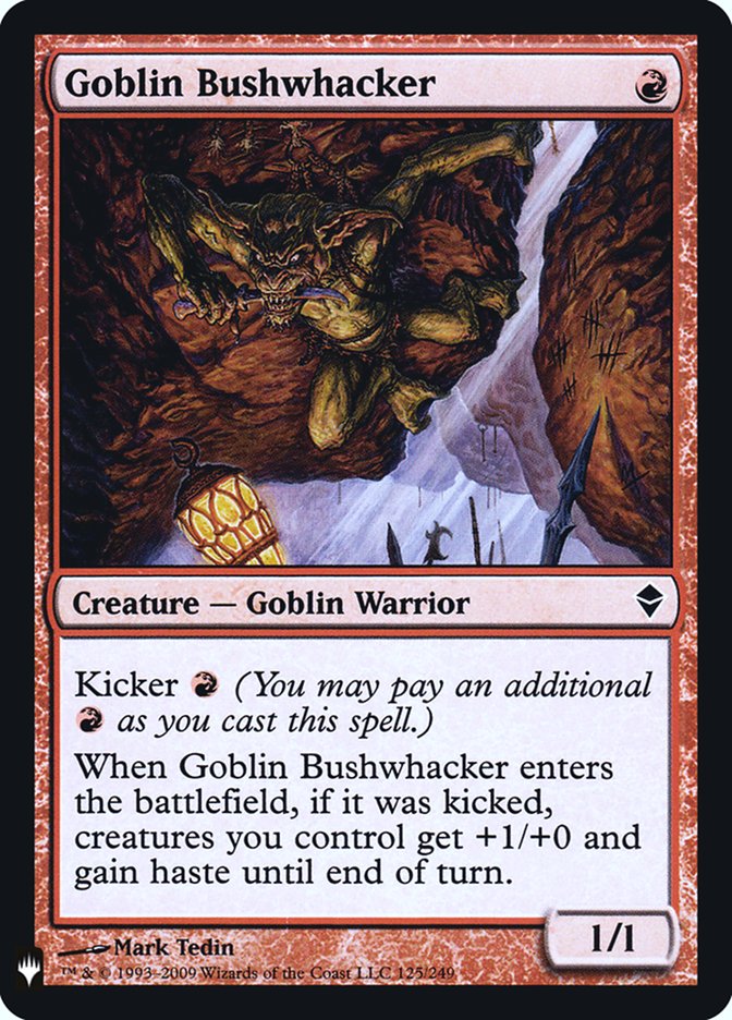Goblin Bushwhacker [Mystery Booster] | Local Legends