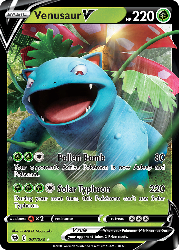 Venusaur V (001/073) [Sword & Shield: Champion's Path] | Golgari Games