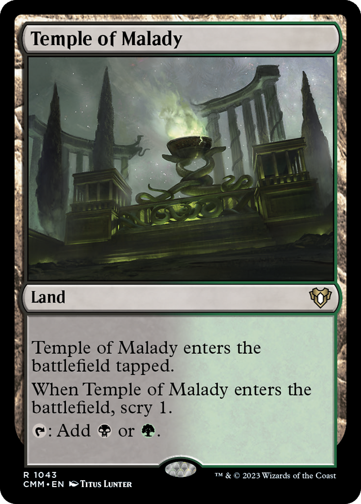 Temple of Malady [Commander Masters] | Local Legends