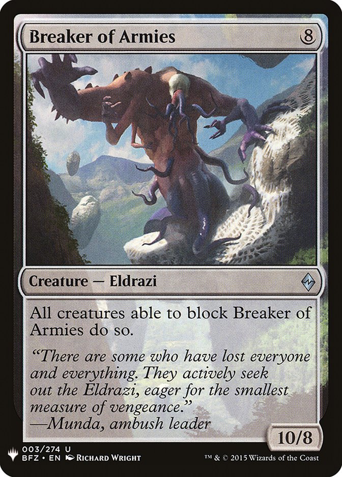 Breaker of Armies [Mystery Booster] | Local Legends