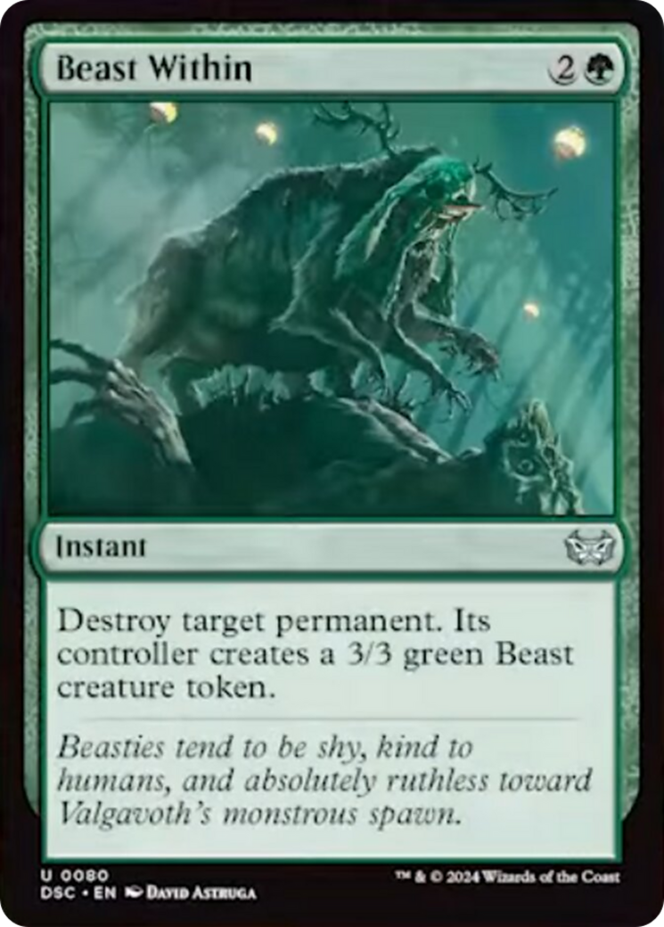 Beast Within [Duskmourn: House of Horror Commander] | Local Legends