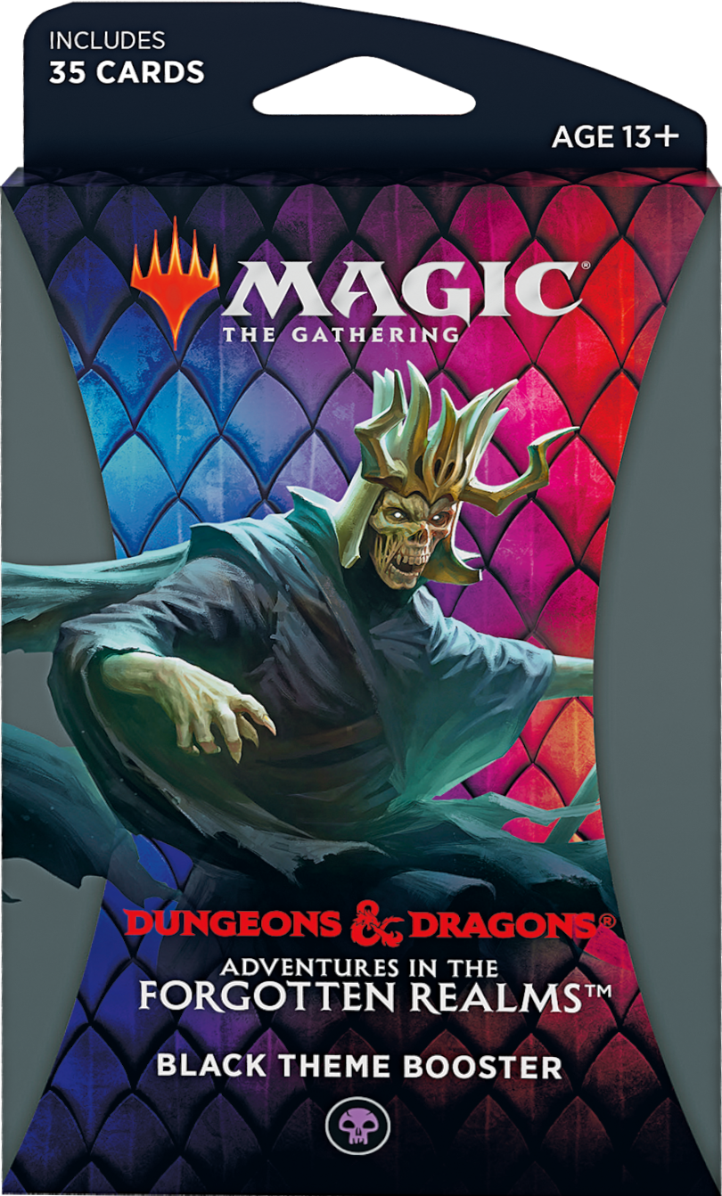 Dungeons & Dragons: Adventures in the Forgotten Realms - Theme Booster (Black) | Local Legends