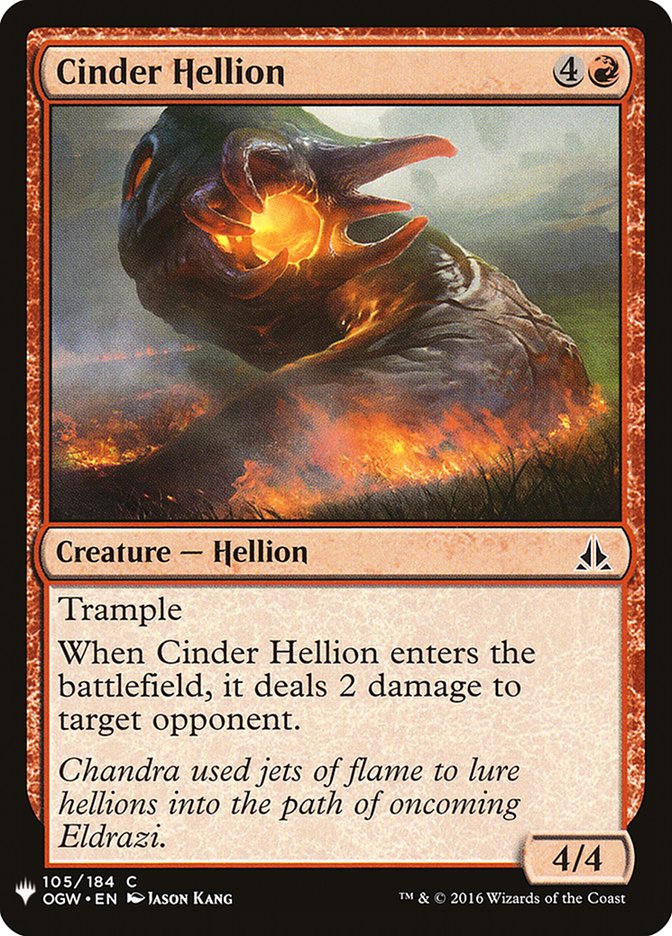 Cinder Hellion [Mystery Booster] | Local Legends