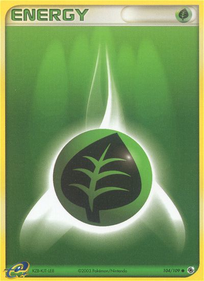 Grass Energy (104/109) [EX: Ruby & Sapphire] | Golgari Games