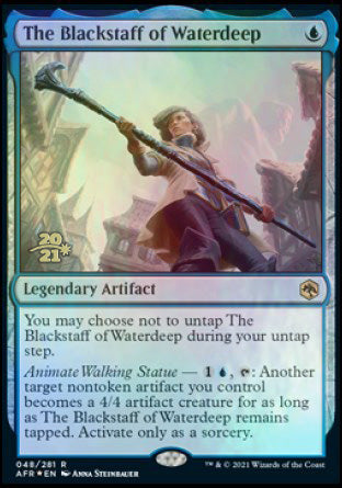 The Blackstaff of Waterdeep [Dungeons & Dragons: Adventures in the Forgotten Realms Prerelease Promos] | Local Legends