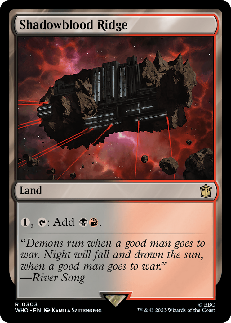 Shadowblood Ridge [Doctor Who] | Local Legends