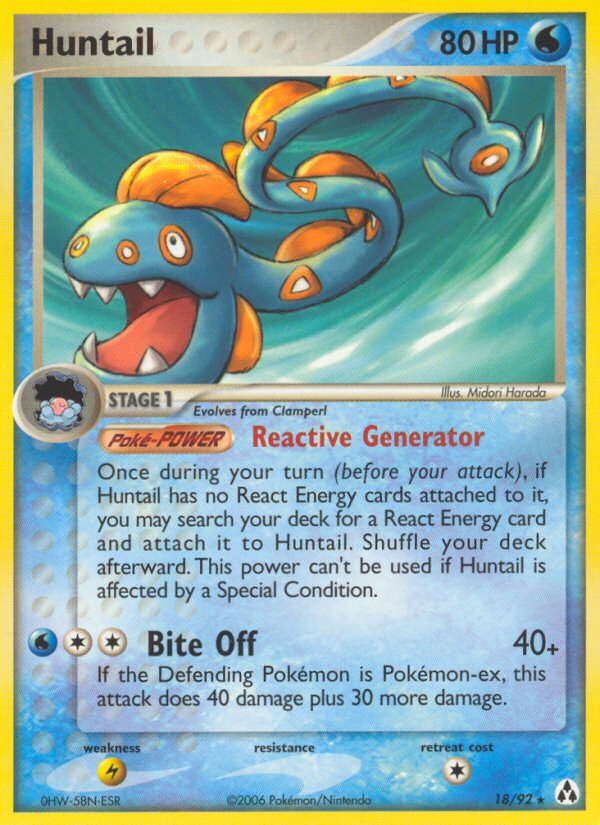 Huntail (18/92) [EX: Legend Maker] | Local Legends