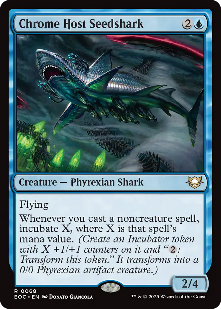 Chrome Host Seedshark [Edge of Eternities Commander] | Local Legends