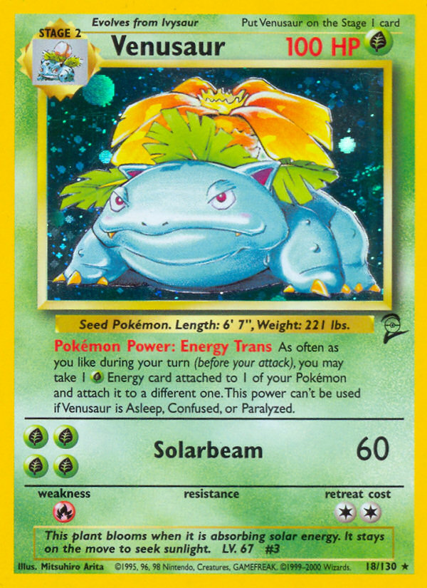 Venusaur (18/130) [Base Set 2] | Local Legends